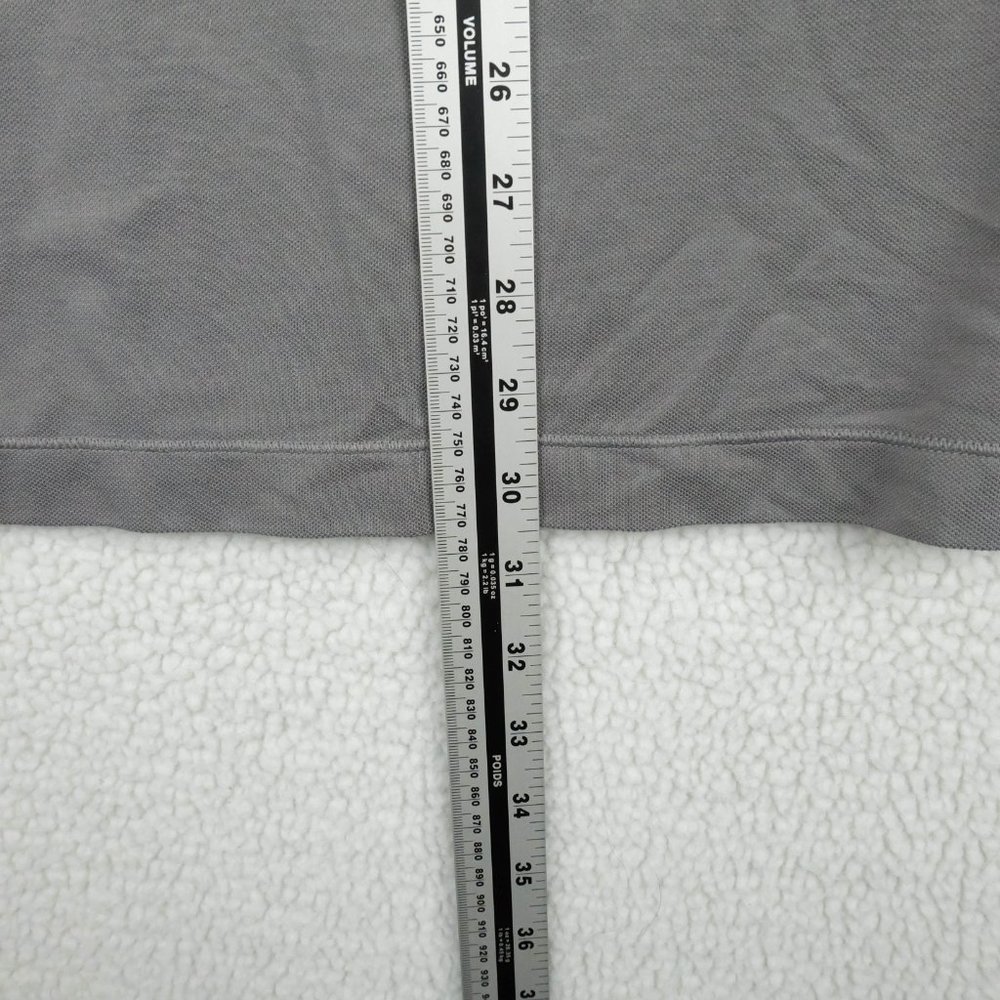 Tommy Bahama Polo Mens XXL 2XL Gray Shirt Pima Cotton Knit Ringer Short Sleeve - Picture 8 of 11